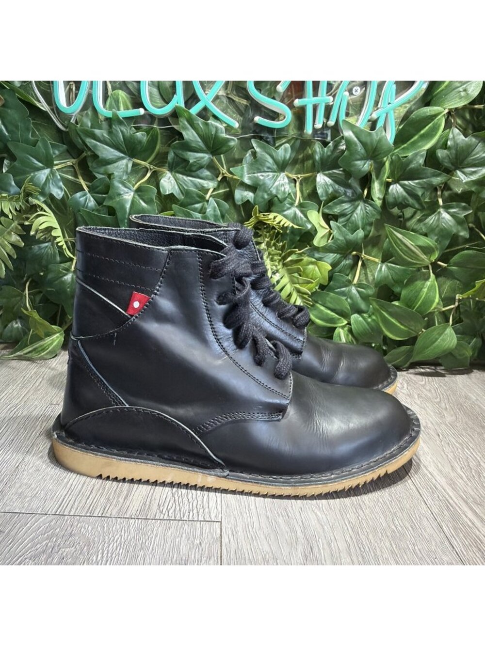 OLIBERTE  Men’s Ankle/Chukka Boots Smooth Leather Barefoot AFRICA Size 43 / 10